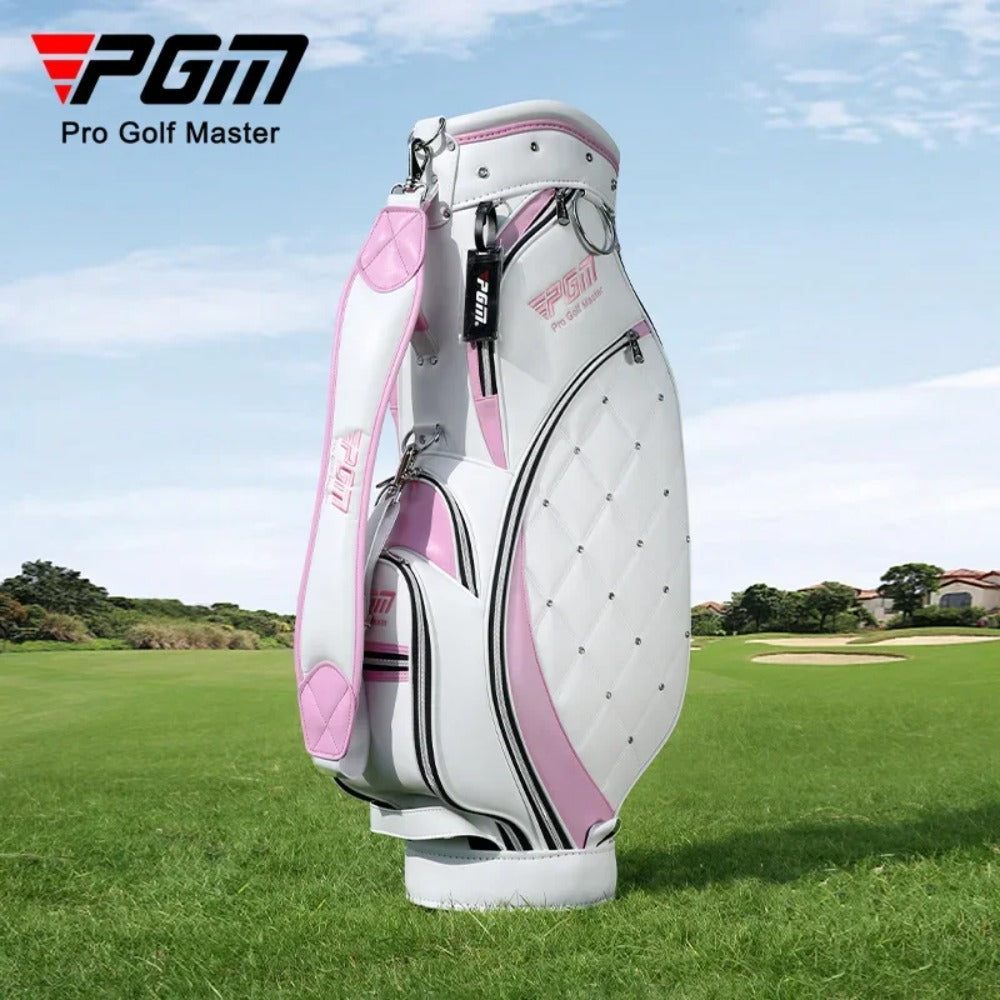 PGM Women Golf Bag High Quality Light TPU Golf Clubs Bag 2 Colors In Choice Waterproof Cloth Ball Bag GOLF Wear Resistant