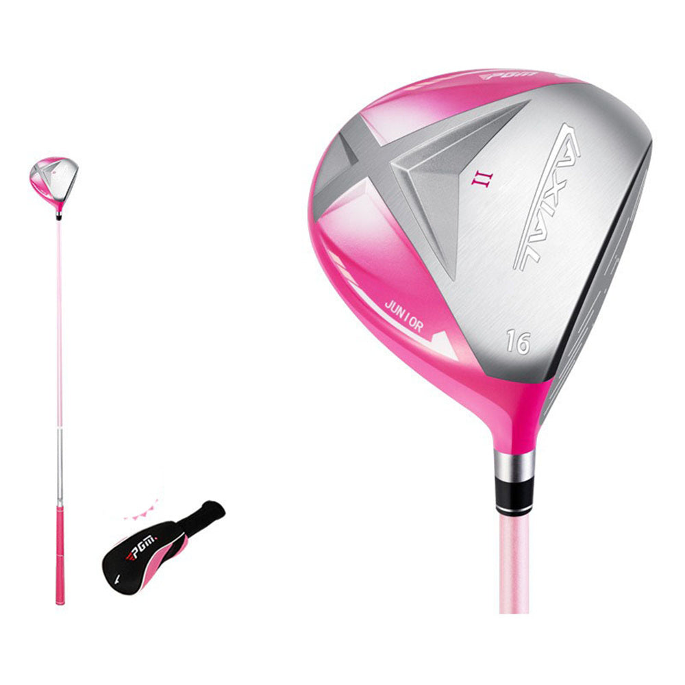 PGM Junior Golf Clubs Kids Right Handed #1 Drivers, #5 UT Hybrids Iron Children Practice Pole Carbon Shaft Golf Club Wood