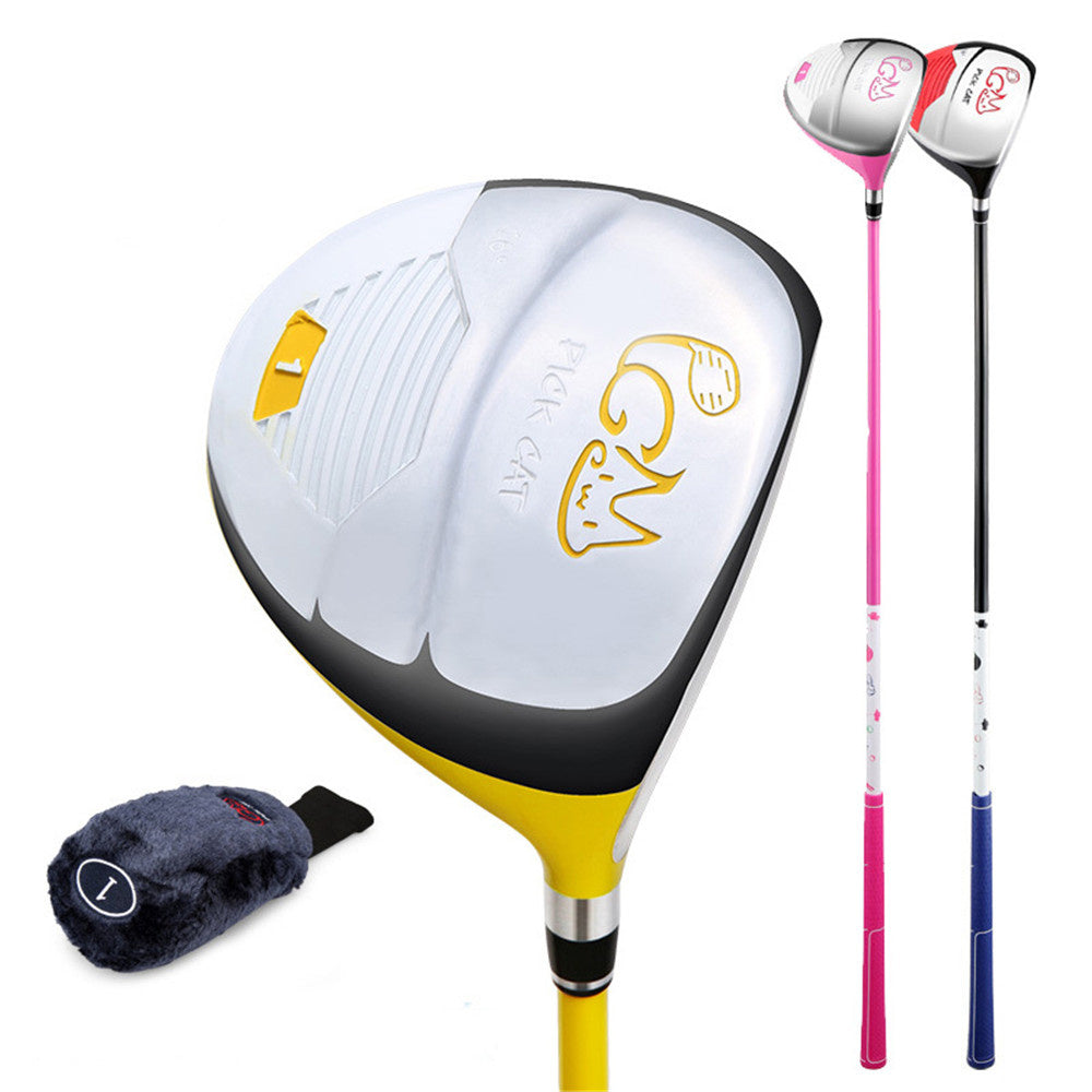 PGM 1#/5# Wood Golf Clubs Right Handed Junior Boys Girls Golf Drivers Hybrid Iron Wood Pole Coach Carbon Shaft with Headcover
