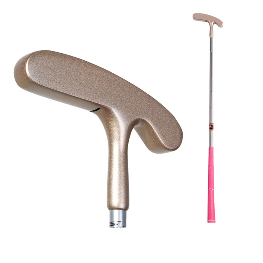 PGM Golf Putter Beginners Kids Left and Right Handed 3 Degree Loft Practice Clubs for Boys and Girls Sports Push Rod Putters