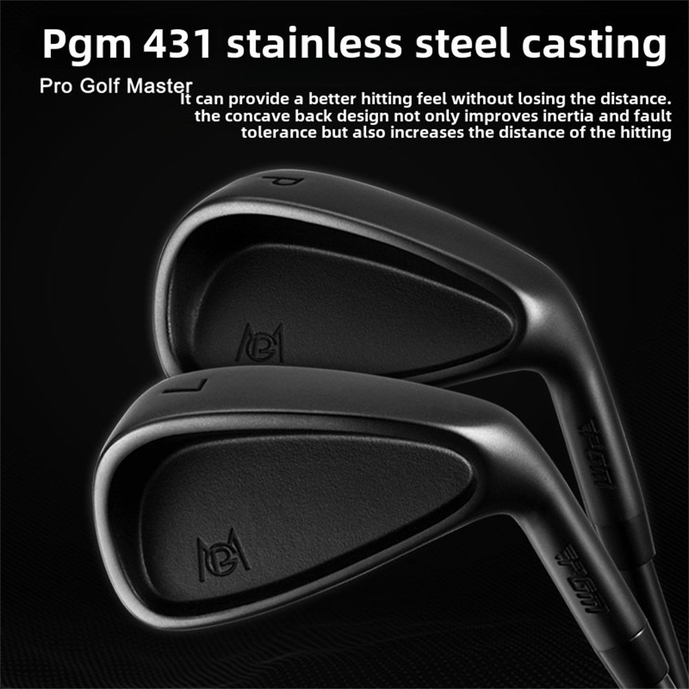 PGM Golf Irons #7 Stainless Steel Low Center of Gravity High Capacity Misalignment Right Handed Men Coach Teach Golf Clubs