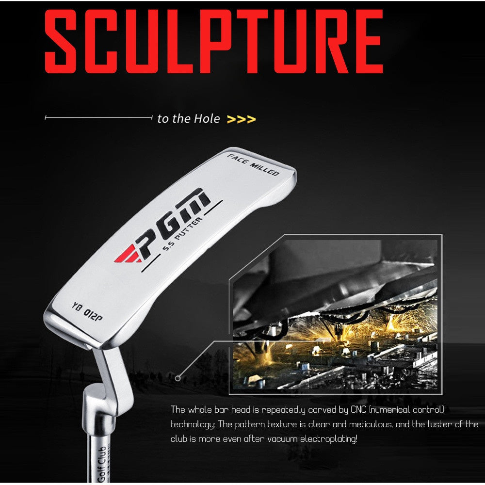 PGM Left Handed 3 Degree Loft Golf Putters with Steel Shaft for Men and Women Golf Push Rod Sports