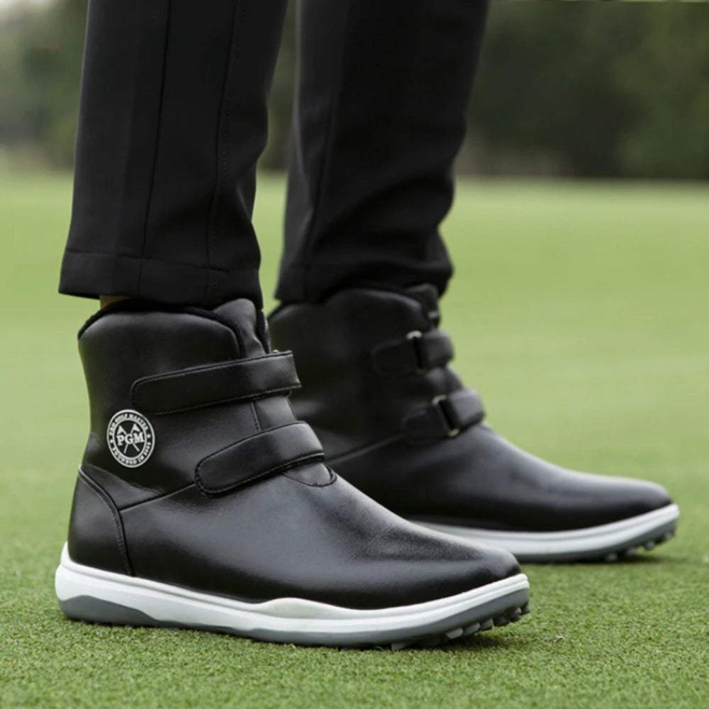 PGM Women's Golf Shoes Autumn Winter Waterproof Casual Boots Wear Anti-slip Sneakers Fleece Lining Women's Sports Shoes