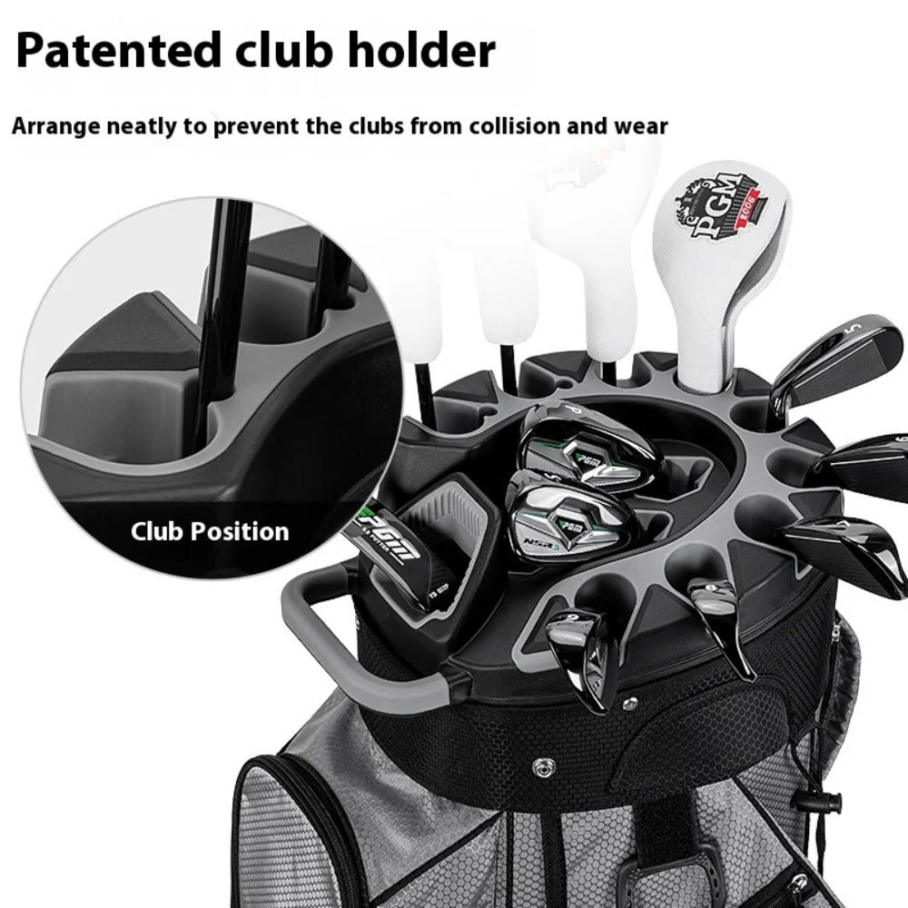 PGM Anti-collision Fixed Frame Golf Bag, Men's and Women's Golf Bags, Golf Club Bag