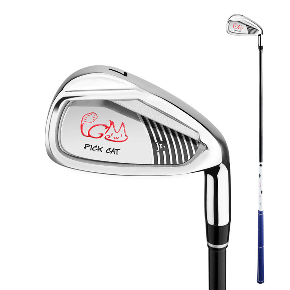 PGM 38 Degree Loft #7 Golf Club Iron with Carbon Shaft for Youth Beginners Right Handed Boys Girls Single Clubs Coach Teaching