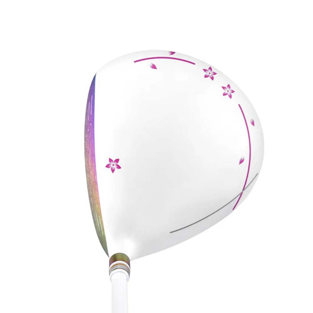PGM Titanium Alloy Golf Driver 12.5 Degree Loft Womens Right Handed Fairway Wood Graphite Shaft Club with Headcover
