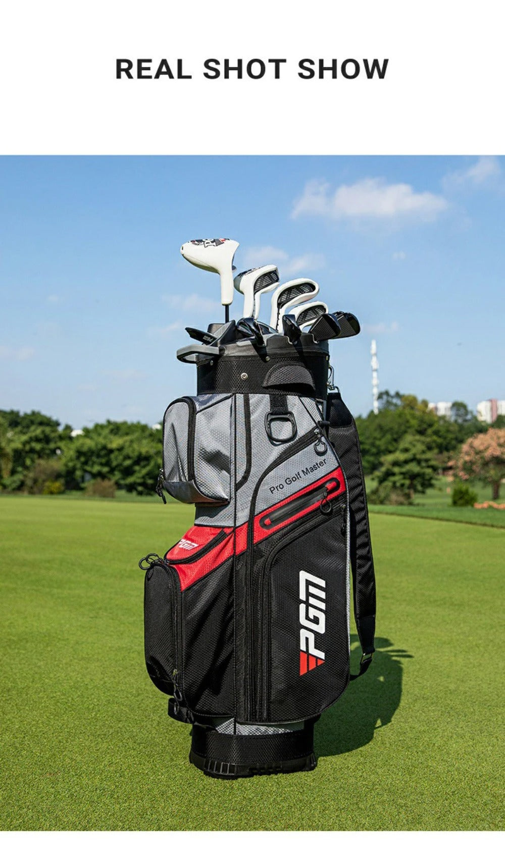 PGM Anti-collision Fixed Frame Golf Bag, Men's and Women's Golf Bags, Golf Club Bag
