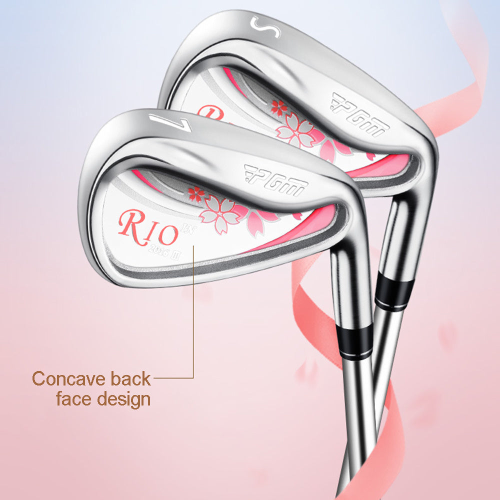 PGM Golf Club #6/7/8/9/P/S Golf Pitching Sand Wedge Club Right Handed Womens with Steel or Graphite Shaft for Female Single Golfers Sports
