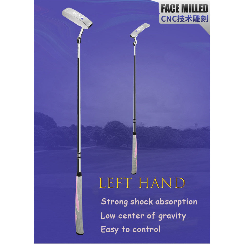 PGM Left-Handed Golf Putter for Women Exerciser Training Golf Blade Putter Sports Golf Push Rod Lady
