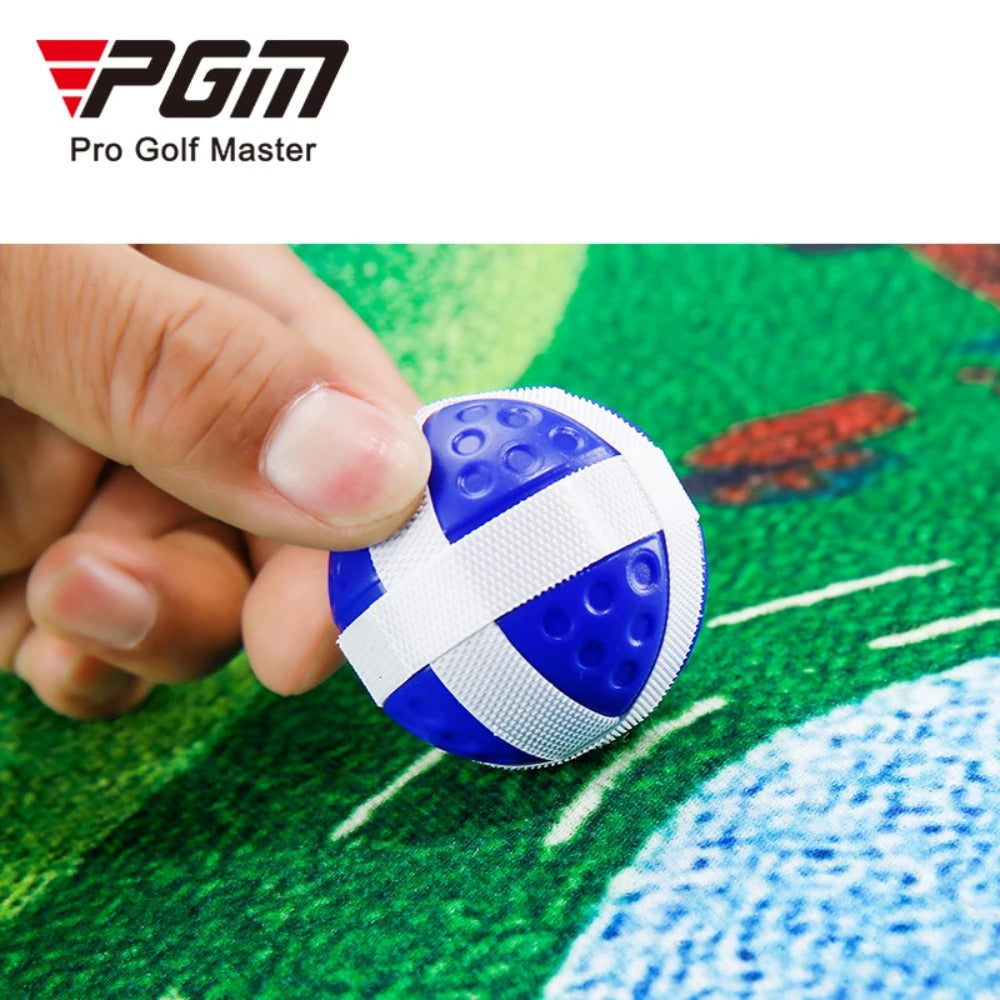 PGM Custom Portable Indoor Golf Swing Mat for Chipping Game & Practice Training Aids