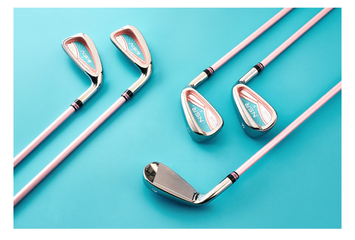 PGM Women Golf Club Iron Single #7 Iron Professional Practice for L-grade Loft 32 Degree RH Carbon Stainless Steel Rod Head