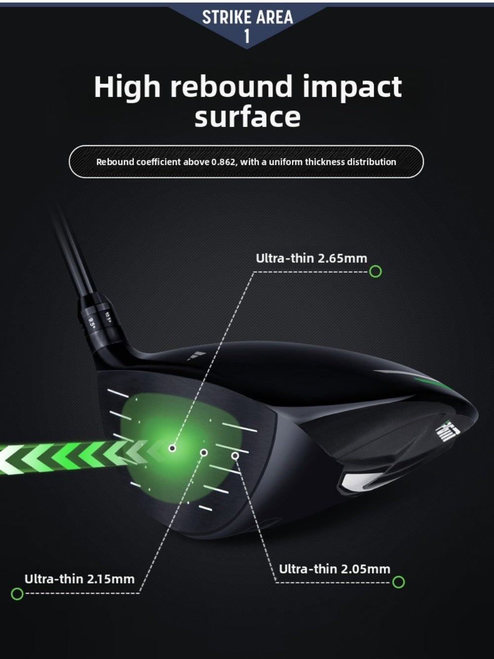 PGM Golf Driver Left Handed No.1/3/5/iron Wood Club with Carbon Rod Golf Club Wood Golf Hybrid Include Headcover LH Men Golfers