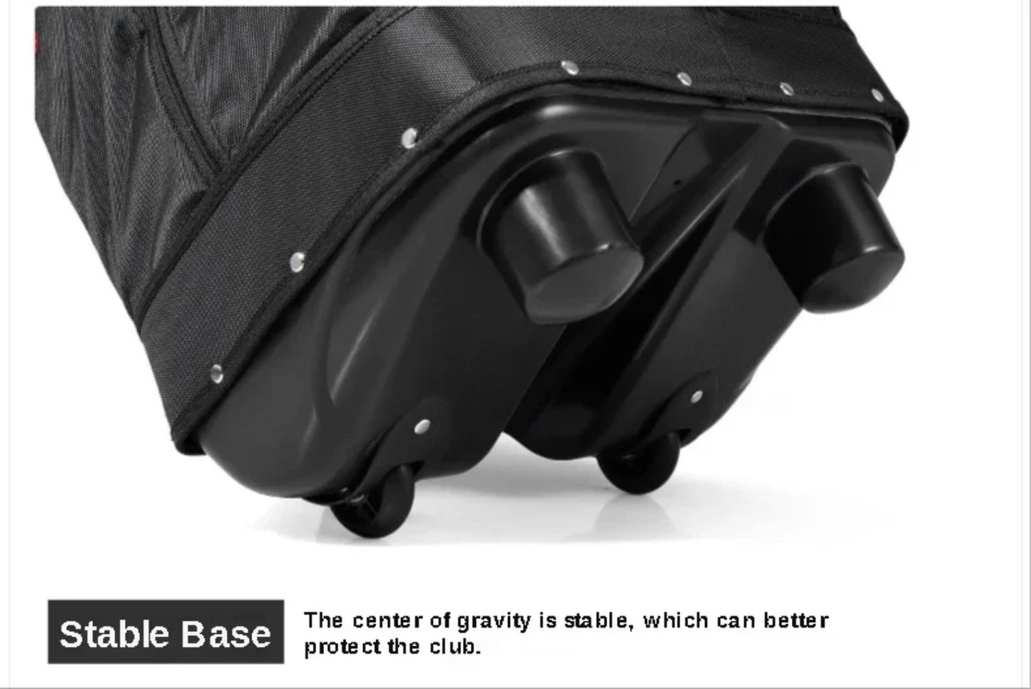 PGM Golf Travel Plane Bags with Wheel thicken Straps Foldable Golf Club Travel Cover for Airlines Golf Aviation Bag