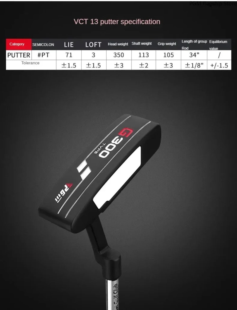 PGM Golf Clubs VCT3 Generation Right Handded 12 Clubs with Golf Bag Men's Beginners Full Complete Set