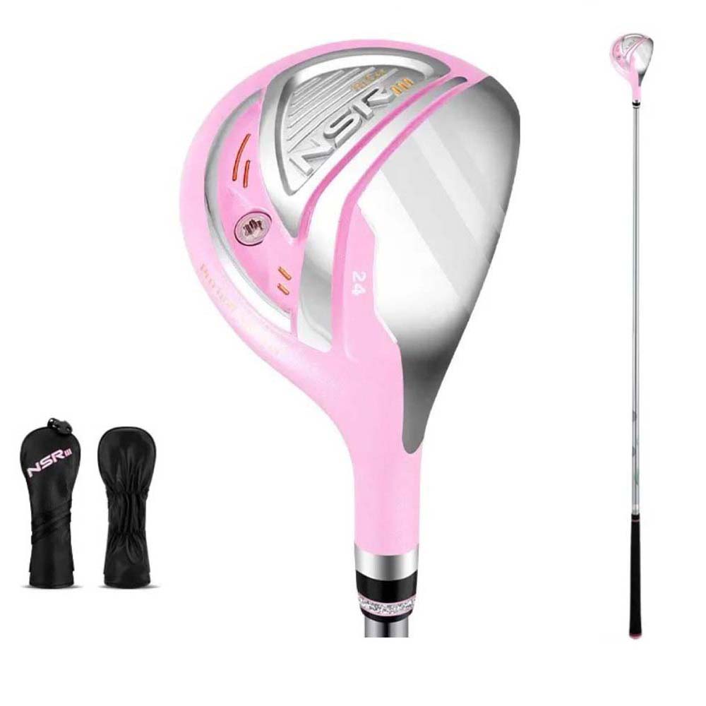 PGM NSR III Golf Clubs for Women Right Handed No.1/No.3/No.5 Hybrid Wooden Club Titanium Golf Driver Carbon Shaft High Rebound with Headcover