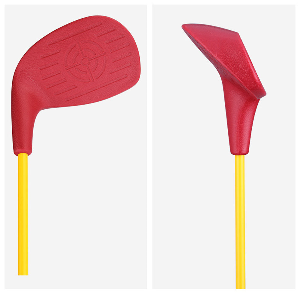 PGM #7 Junior Golf Club Iron with Plastic Head Carbon Rod Practice for Coaching Teaching Children Boys and Girls in Single Clubs (3-5Y,Blue)
