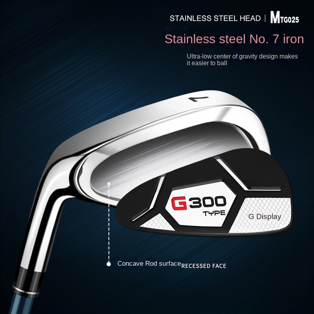 PGM #5/#6/#7/#8/#9/#PW/#SW Golf Club Iron Left or Right Handed R/S Carbon or Steel Shaft Loft 24-55 Degree Pole Golf Iron for Men Women