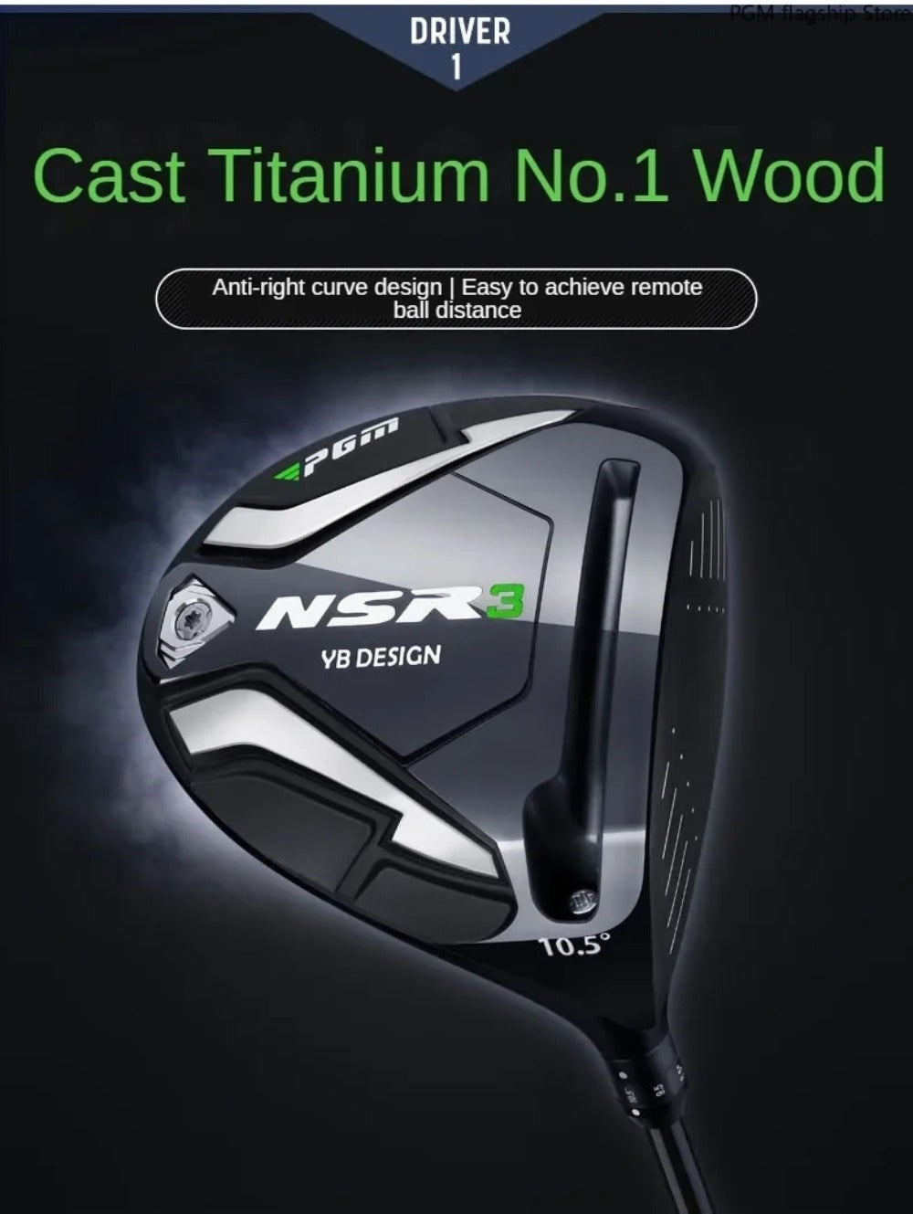 PGM NSR3 Men Golf Clubs #1/3/5/4H R/S Iron Wood Driver Titanium Alloy Ultra-light Right Hand Golfers Angle Adjustable