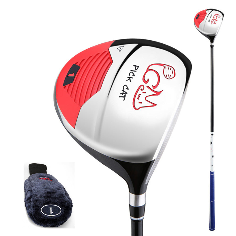 PGM 1#/5# Wood Golf Clubs Right Handed Junior Boys Girls Golf Drivers Hybrid Iron Wood Pole Coach Carbon Shaft with Headcover